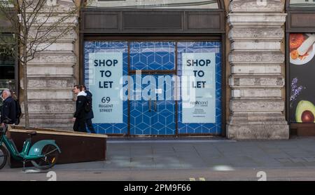 Nach London. GROSSBRITANNIEN - 04.09.2023. Ein Laden in der Regent Street. Stockfoto