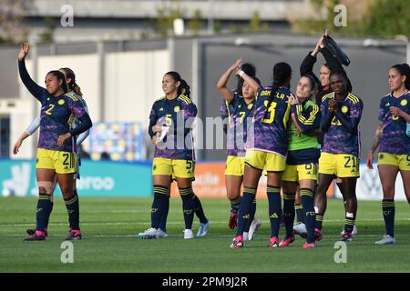 Stadio Tre Fontane, Rom, Italien. 11. April 2023. International Women Football Friendly, Italien gegen Kolumbien; Kolumbien Spielerkredit: Action Plus Sports/Alamy Live News Stockfoto