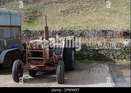 David Brown Traktor Stockfoto