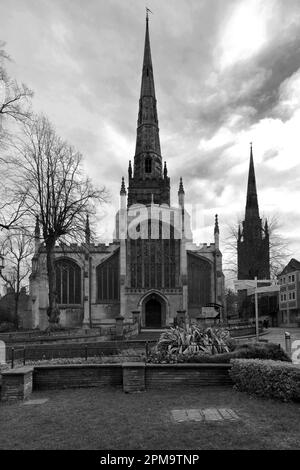 Die Holy Trinity Church, Coventry City, Warwickshire, England, Großbritannien Stockfoto