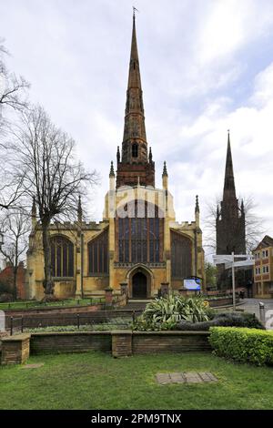 Die Holy Trinity Church, Coventry City, Warwickshire, England, Großbritannien Stockfoto