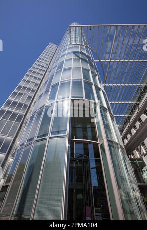 BGAP 15, Büroturm, Bürogebäude, Graf-Adolf-Platz, Düsseldorf, Nordrhein-Westfalen, Deutschland Stockfoto
