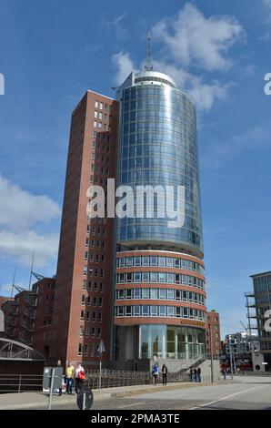 Columbus House, Hafencity, Hamburg, Deutschland Stockfoto