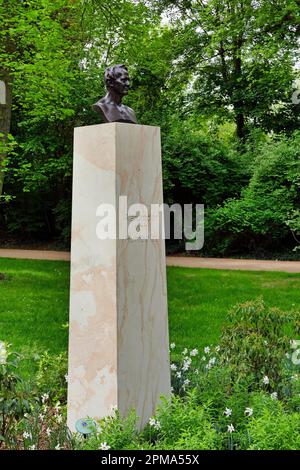 Büste von Alexander von Humboldt (1769) (1859), Brandenburg an der Havel, Brandenburg, Deutschland Stockfoto