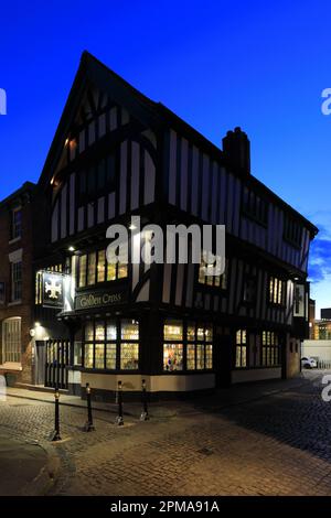 Das Golden Cross Inn, Coventry City Centre, West Midlands, Warwickshire, England, UK Stockfoto