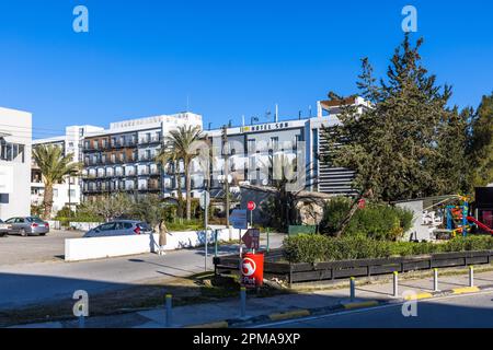 Hotel Sun in Nikosia, Zypern Stockfoto