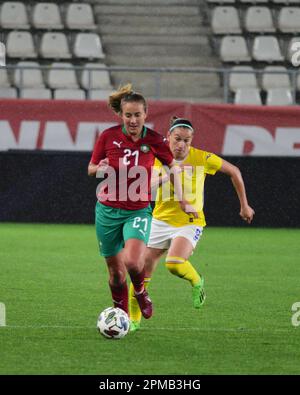 România – Maroc 1-0 11.04.2023 Stockfoto