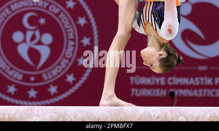 ANTALYA - Naomi Visser in Aktion während der Qualifikation der Europameisterschaft in der Türkei. ANP IRIS VANDEN BROEK Stockfoto