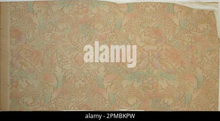 Seitenwand (USA); maschinenbedruckt mit gravierten Rollen; 28 x 56 cm (11 x 22 1/16 Zoll) Stockfoto