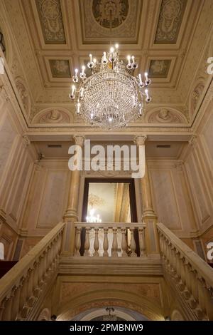 Spanien, Valencia, Nationalmuseum für Keramik, Palast des Markgrafen von Dos Aguas // Spanien, Valencia, Keramikmuseum, Palast Marqués de Dos Aguas Stockfoto