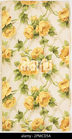 Sidewall (USA); hergestellt von Robert Graves Co (USA); maschinenbedrucktes Papier; 104 x 55,5 cm (40 15/16 x 21 7/8 Zoll) Stockfoto