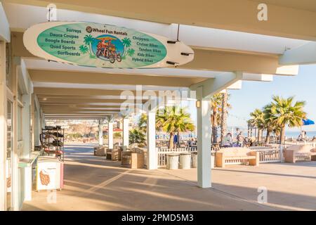 Strandvermietungen in Doheny Beach in Dana Point Stockfoto