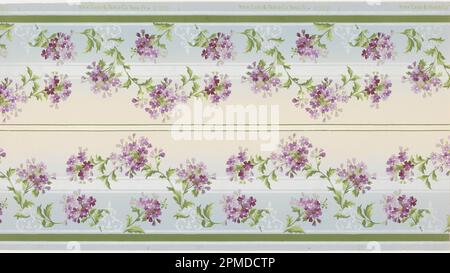 Frieze (USA); hergestellt von York Card & Paper Co.; maschinenbedrucktes Papier, flüssiger Glimmer; 92 x 49 cm (36 1/4 x 19 5/16 Zoll) Stockfoto