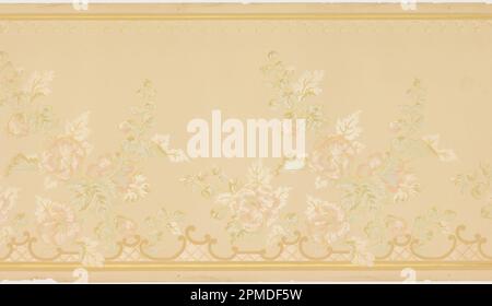 Frieze (USA); maschinenbedrucktes Papier, flüssiges Glimmer; 91,5 x 49 cm (36 x 19 5/16 Zoll) Stockfoto