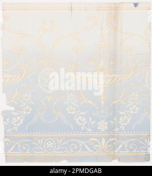 Frieze (USA); hergestellt von York Wall Paper Company (USA); maschinenbedruckt; 46 x 49,5 cm (18 1/8 x 19 1/2 Zoll); 1941-103-9 Stockfoto