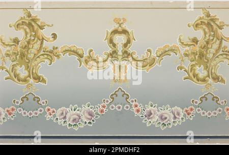 Frieze (USA); maschinenbedrucktes Papier, Glimmerflocken; 91,5 x 56 cm (36 x 22 1/16 Zoll) Stockfoto