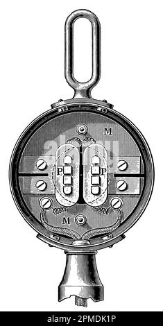 Empfänger des Deutschen Reichsports. Modell 1900. Veröffentlichung des Buches "Meyers Konversations-Lexikon", Band 2, Leipzig, 1910 Stockfoto