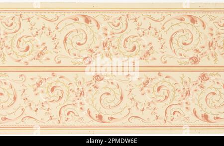 Frieze (USA); maschinenbedruckt, Glimmer, flüssig; 91,5 x 49 cm (36 x 19 5/16 Zoll) Stockfoto