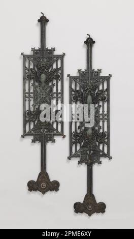 Schlesinger and Mayer Department Store Balustrade Panels; entworfen von Louis Henry Sullivan (amerikanisch, 1856–1924); hergestellt von Winslow Brothers Company (USA); USA; Gusseisen Stockfoto