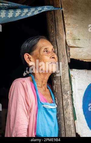 Belen in Iquitos, Peru, ist ein Tieflandgebiet extremer Armut Stockfoto