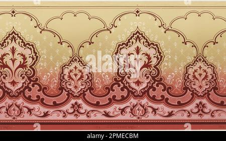 Frieze (USA); hergestellt von York Card & Paper Co.; maschinenbedrucktes Papier; 92 x 59,5 cm (36 1/4 x 23 7/16 Zoll) Stockfoto