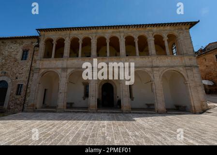 Tempel von San Biagio in Montepulciano, Italien Stockfoto