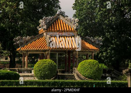 Verbotene Stadt (Kaiserliche Zitadelle) in Hue, Vietnam Stockfoto