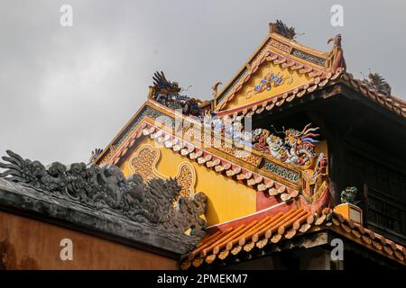 TU Duc Grab in Hue City, Vietnam Stockfoto