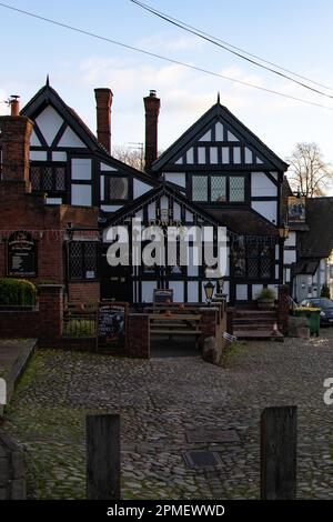 Lower Chequer Pub, Sandbach, Cheshire Stockfoto