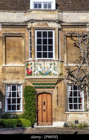 Master's Lodge, First Court of Christ's College, University of Cambridge, Cambridge, Großbritannien Stockfoto