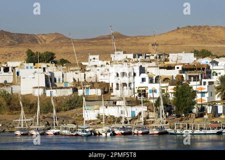 Ägypten, Oberägypten, Niltal, Assuan, Elefanteninsel Stockfoto