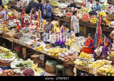 Indien, Goa, Panaji, Obst- und Gemüsemarkt Stockfoto