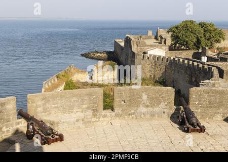 Indien, Dadra und Nagar Haveli und Daman und Diu, Diu, das Fort Stockfoto