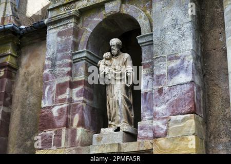 Frankreich, Meurthe et Moselle, Gerbéviller, Kapelle des ehemaligen Klosters Carmelite, auch bekannt als palatinkapelle, gehört zur Burg von Gerbeviller Stockfoto