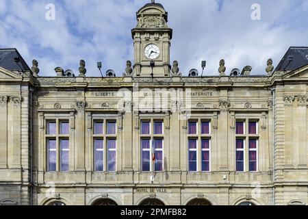 Frankreich, seine-Maritime, Elbeuf-sur-seine, als französische Städte und Länder der Kunst und Geschichte bezeichnet, Elbeuf Rathaus, erbaut im Jahr 1870 vom Architekten Emile Wut Stockfoto