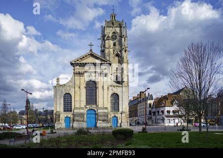 Frankreich, seine-Maritime, Elbeuf-sur-seine, als französische Städte und Länder der Kunst und Geschichte ausgewiesen, St. Johannes Kirche Stockfoto