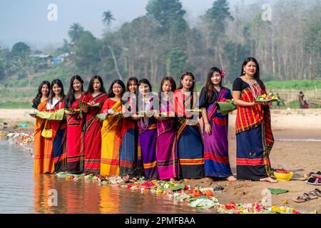 Biju Festival in Chittagong Hill Tracts, Bangladesch Stockfoto