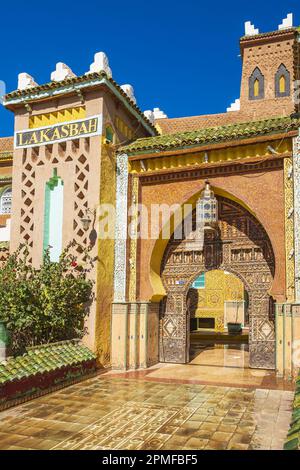 Marokko, Zagora, Hotel Kasbah Asmaa Zagora Stockfoto