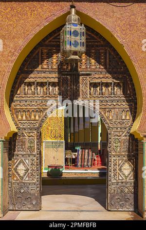 Marokko, Zagora, Hotel Kasbah Asmaa Zagora Stockfoto