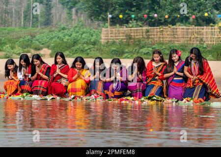 Biju Festival in Chittagong Hill Tracts, Bangladesch Stockfoto