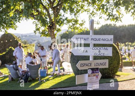 Frankreich, Dordogne, Schwarzer Perigord, Salignac-Eyvigues, die Gärten von Eyrignac Stockfoto