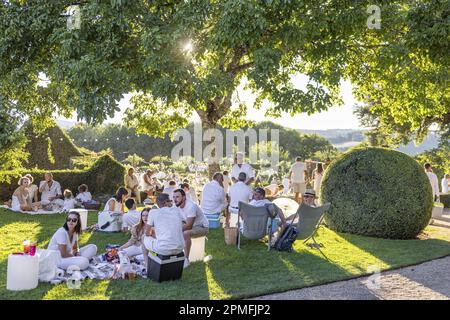 Frankreich, Dordogne, Schwarzer Perigord, Salignac-Eyvigues, die Gärten von Eyrignac Stockfoto