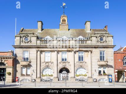 Crewe Municipal Buildings und Crewe Cheshire East Register Office Earle Street Crewe Cheshire England GB Europa Stockfoto