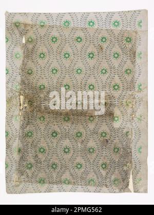 Seitenwand – Fragment (England); Blockdruck, Staupe; 35 x 27 cm (13 3/4 x 10 5/8 Zoll) Stockfoto