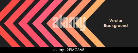Chevron formt pinkfarbene Streifen auf dem Hintergrund. Vektordarstellung. Stock Vektor