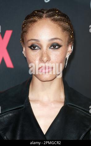 Adwoa Aboah besucht die Top Boy 2 World Premiere im hackney Picture House in London. Stockfoto