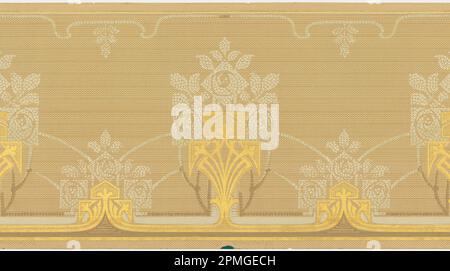 Frieze (USA); hergestellt von York Card & Paper Co.; maschinenbedrucktes Papier; 174 x 49,5 cm (68 1/2 x 19 1/2 Zoll) Stockfoto