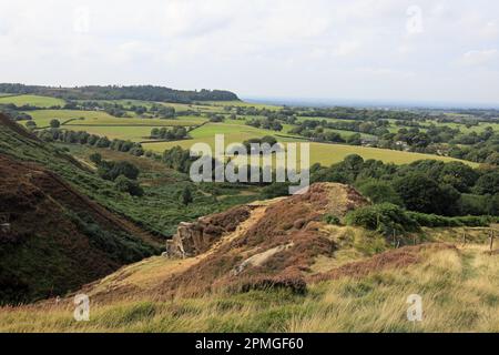 Old Stone Quarry White Coppice, die West Pennine Moors, Lancashire England Stockfoto