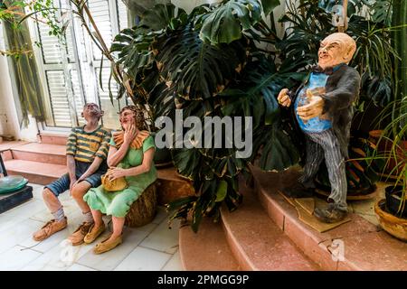 Sevcan Cerkez in ihrem Atelier in Agirda, Boğazköy, Zypern Stockfoto