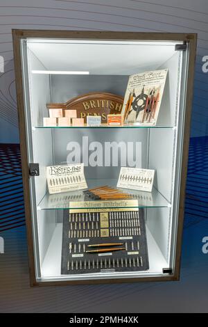 Im berühmten Derwent Pencil Museum am 20. Oktober 2022 in Keswick im Vereinigten Königreich. Kredit: SMP News / Alamy Live News Stockfoto